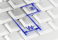 Typometer Technical drawing of keyboard keys